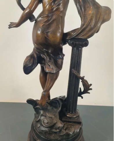 Vintage spelter statue