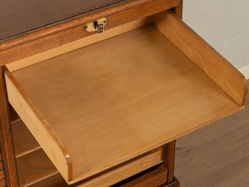 Vintage tambour cabinet