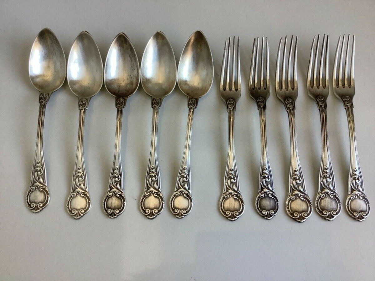 Solid silver lot, Minerva head hallmark, 532 grams