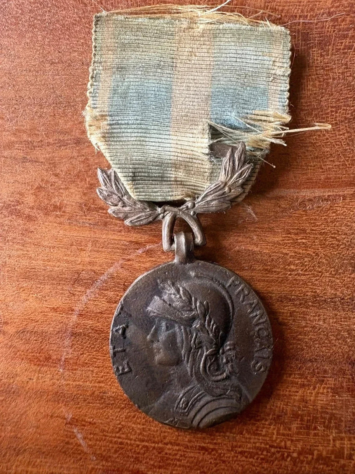 French State colonial medal in brass