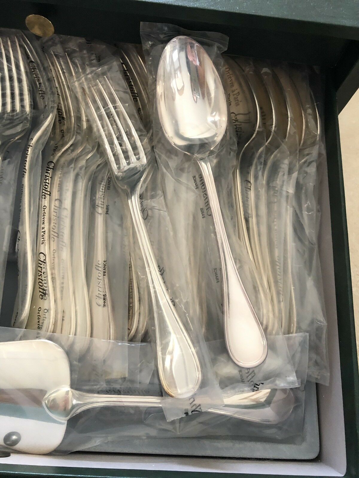 Magnificent 85-piece Christofle Albi cutlery set