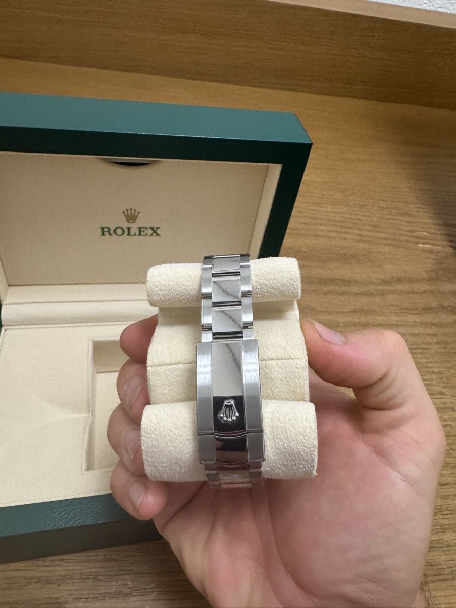 Rolex Datejust 36 126234 with blue fluted motif dial and Oyster bracelet