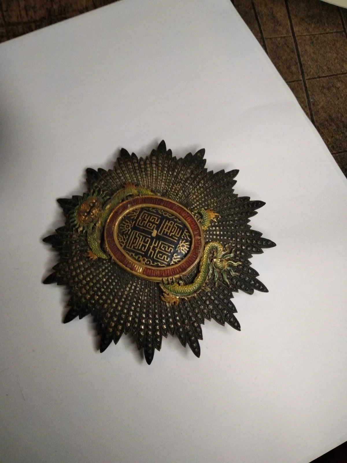 Grand Officer's cross medal of the Order of the Dragon of Annam