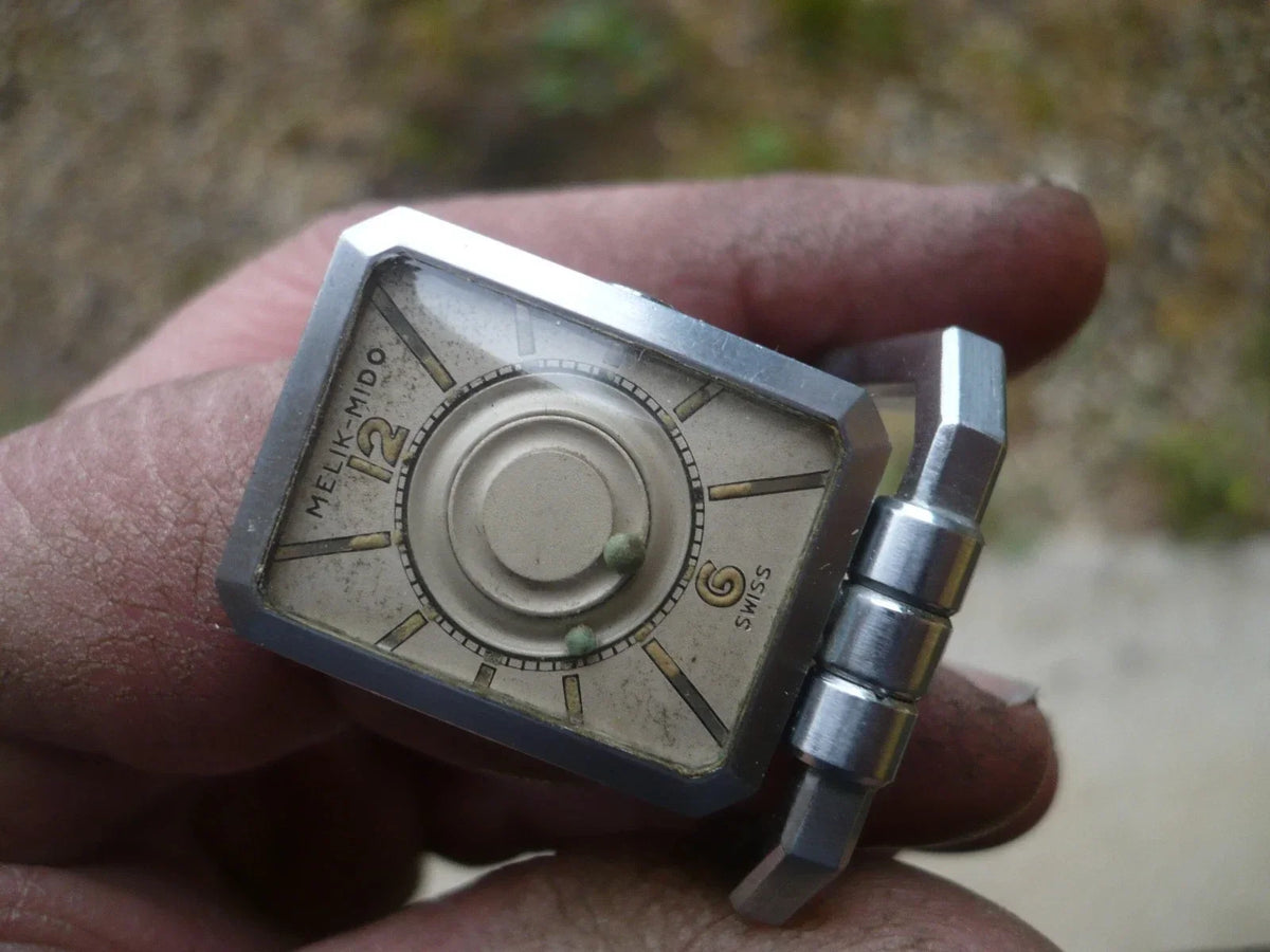 Antique mechanical mystery watch MELIK-MIDO