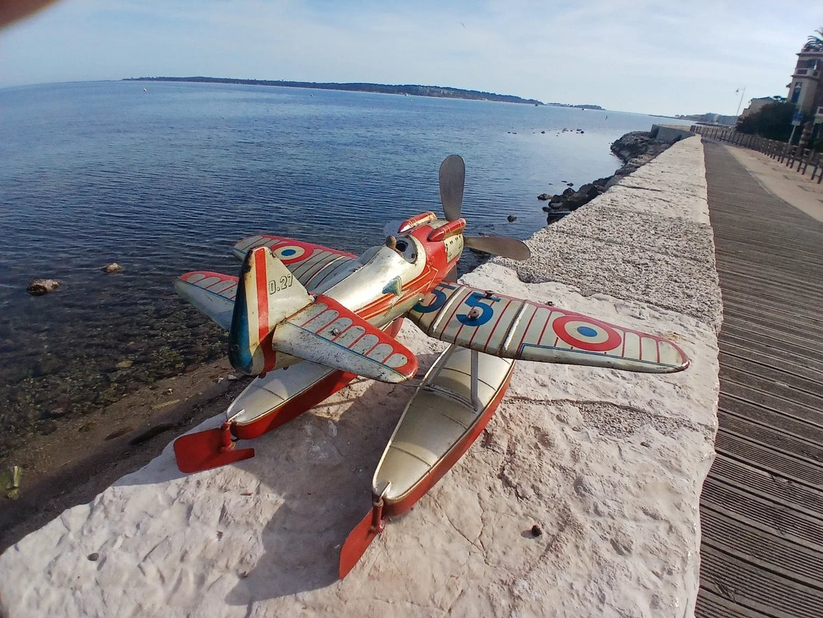 JEP SEAPLANE SCHNEIDER TROPHY NO JRD CIJ BING JOUET ANTIQUE POND BOAT