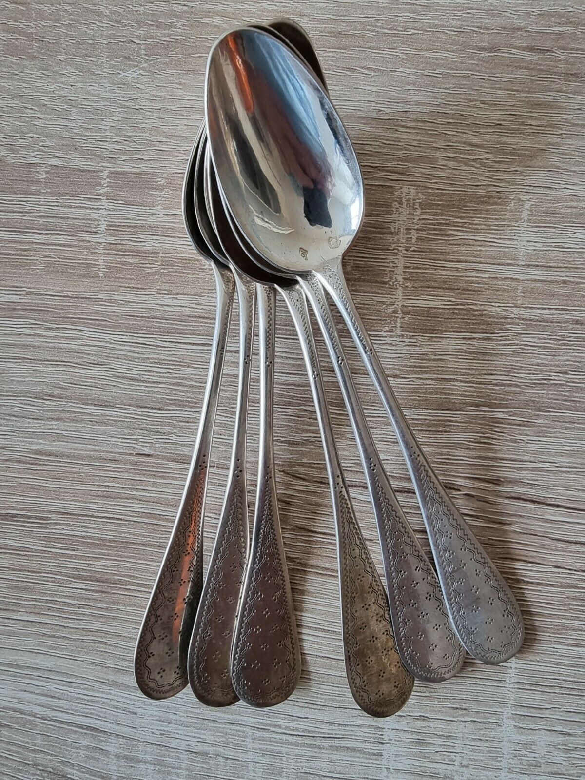 Set of solid silver Minerva cutlery