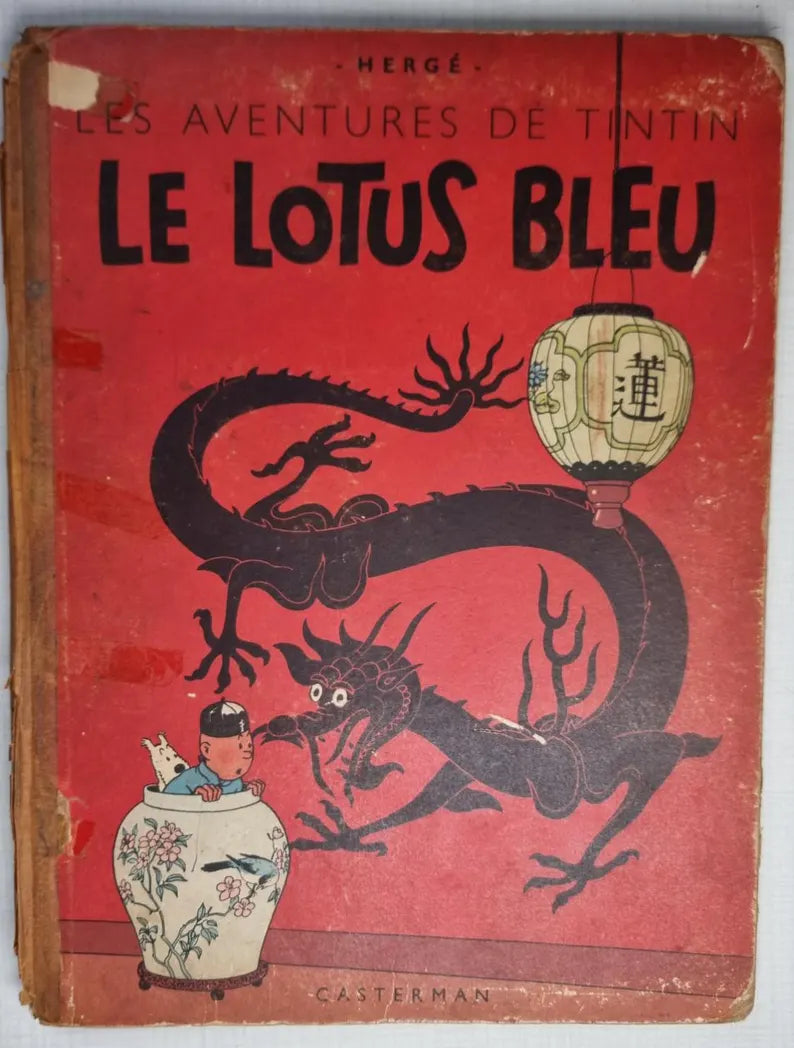 Tintin book The Blue Lotus