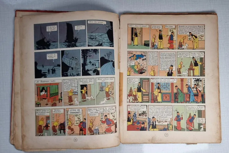Tintin book The Blue Lotus