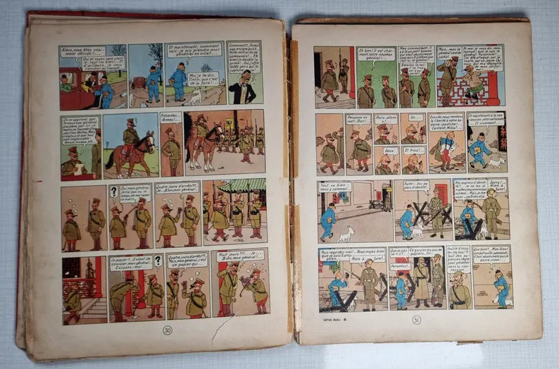 Tintin book The Blue Lotus