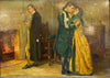 18th-century oil painting on wood titled The Snot-Carrier