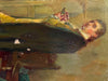 18th-century oil painting on wood titled The Snot-Carrier