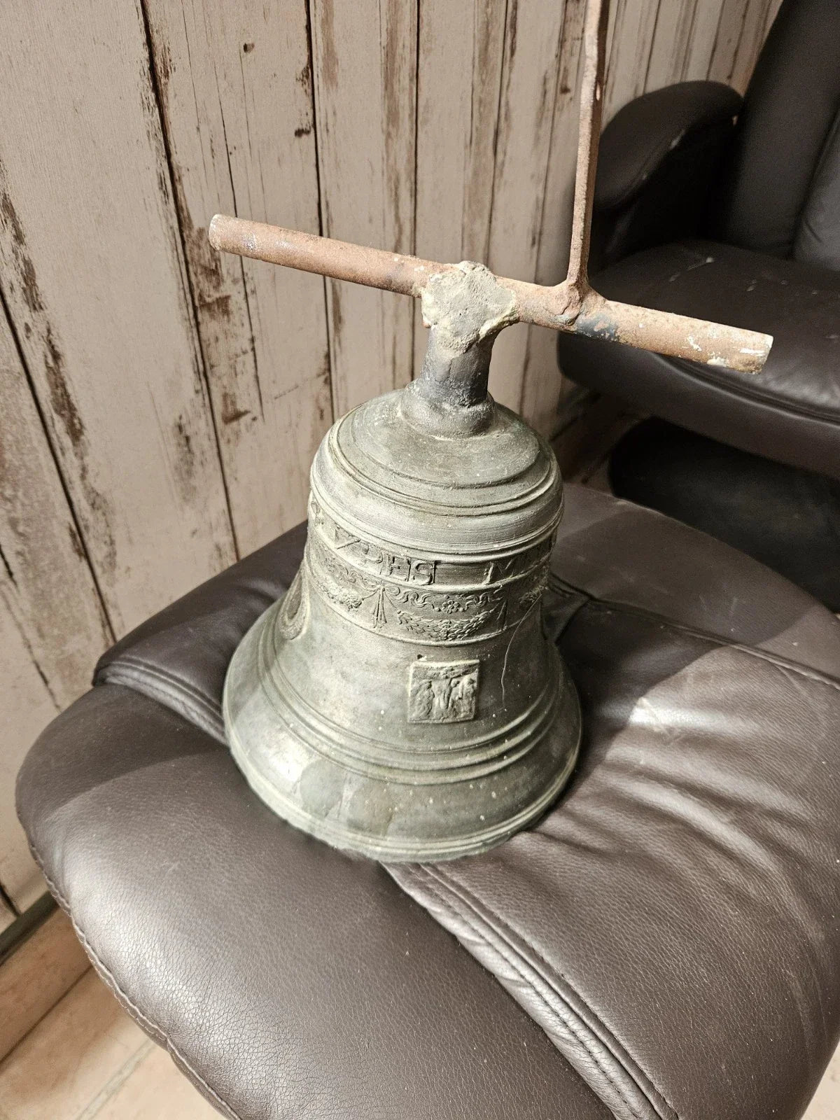 Antique bronze bell
