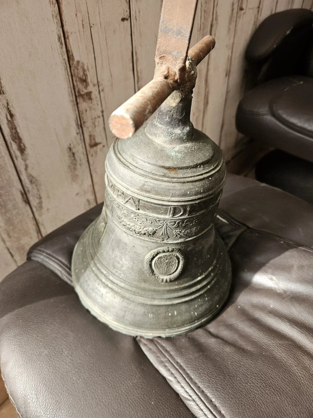 Antique bronze bell
