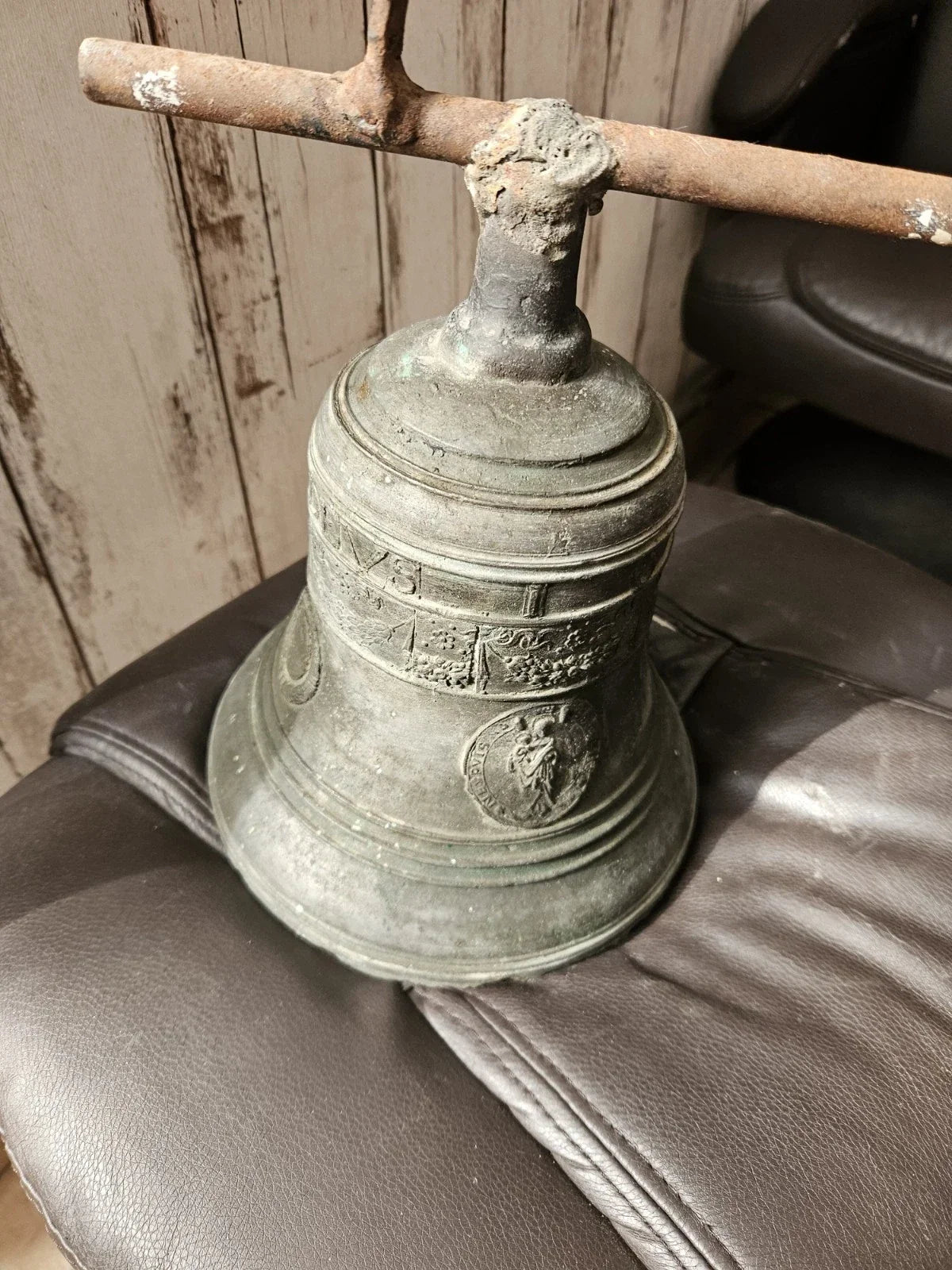 Antique bronze bell