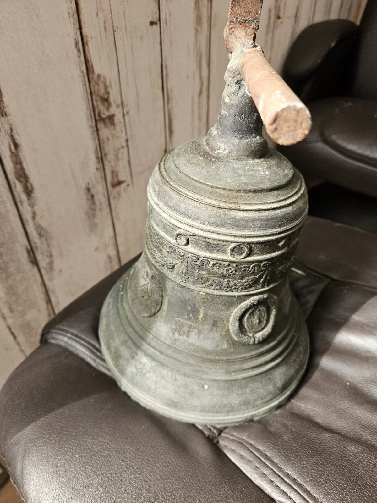 Antique bronze bell