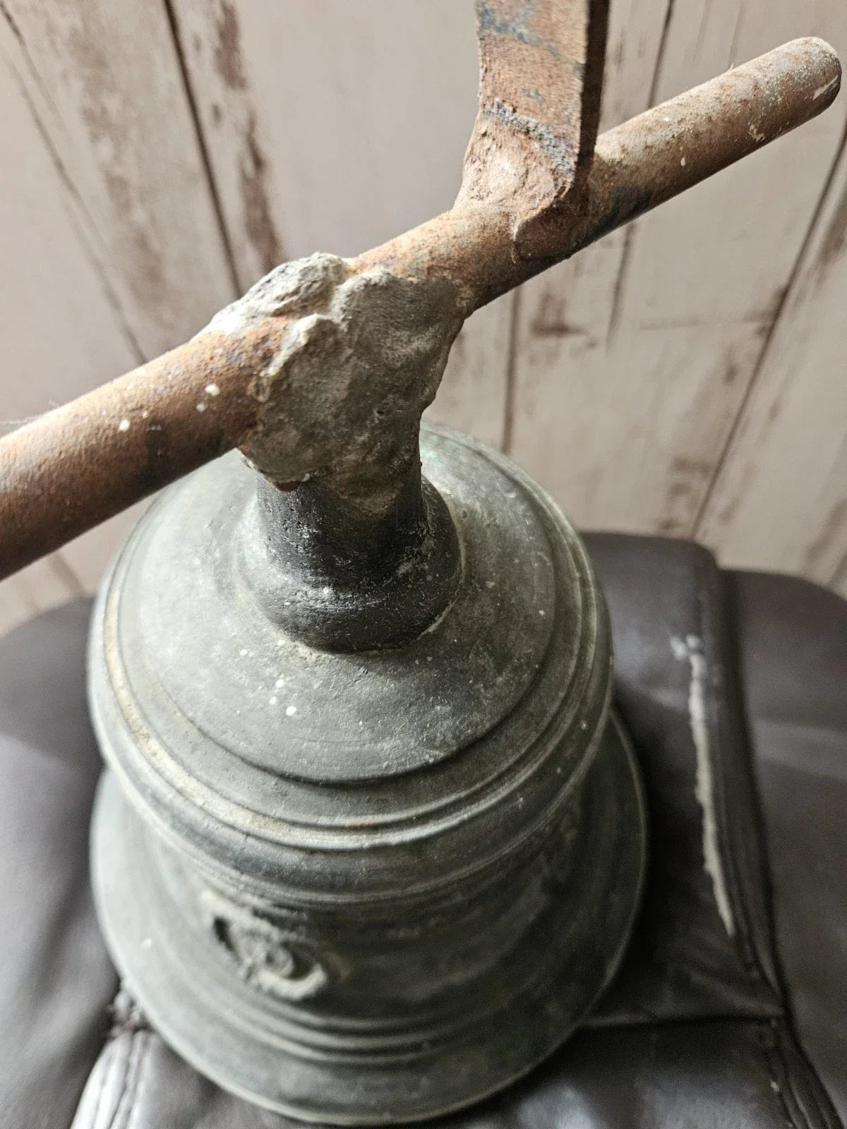 Antique bronze bell