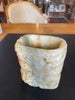 Finely carved jade brush pot