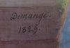 Tableau miniature signée pierre-aimé