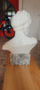 Carrara marble bust of a young man