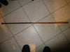 Antique cane with 18k gold pommel, eagle's head hallmark