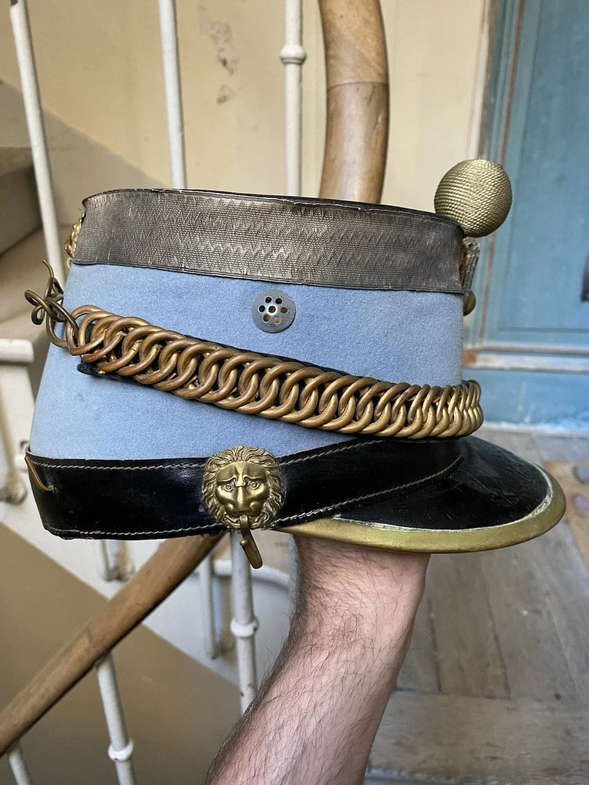Chasseur à cheval kepi shako helmet