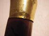 Antique cane with 18k gold pommel, eagle's head hallmark