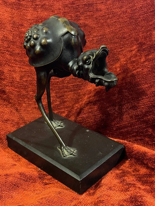 Bronze oil lamp