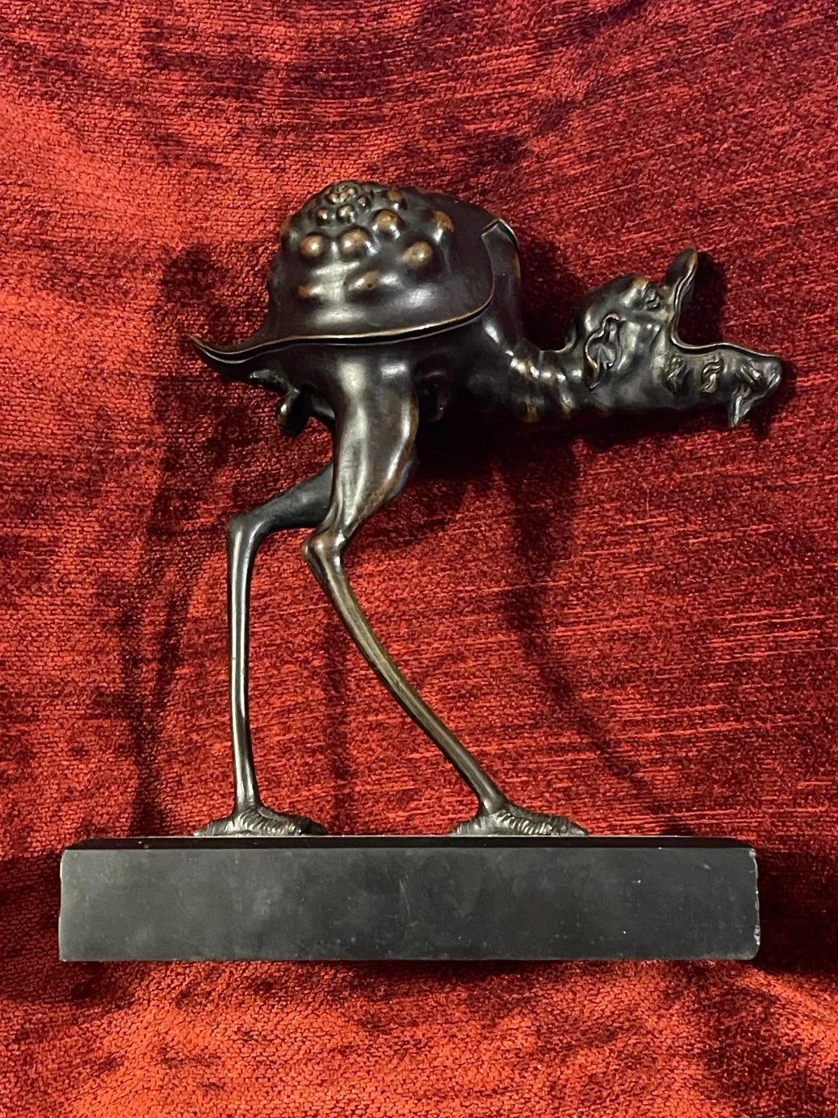 Bronze oil lamp