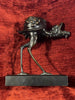 Bronze oil lamp