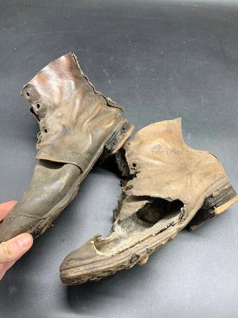 WWI German ankle boots