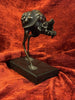Bronze oil lamp