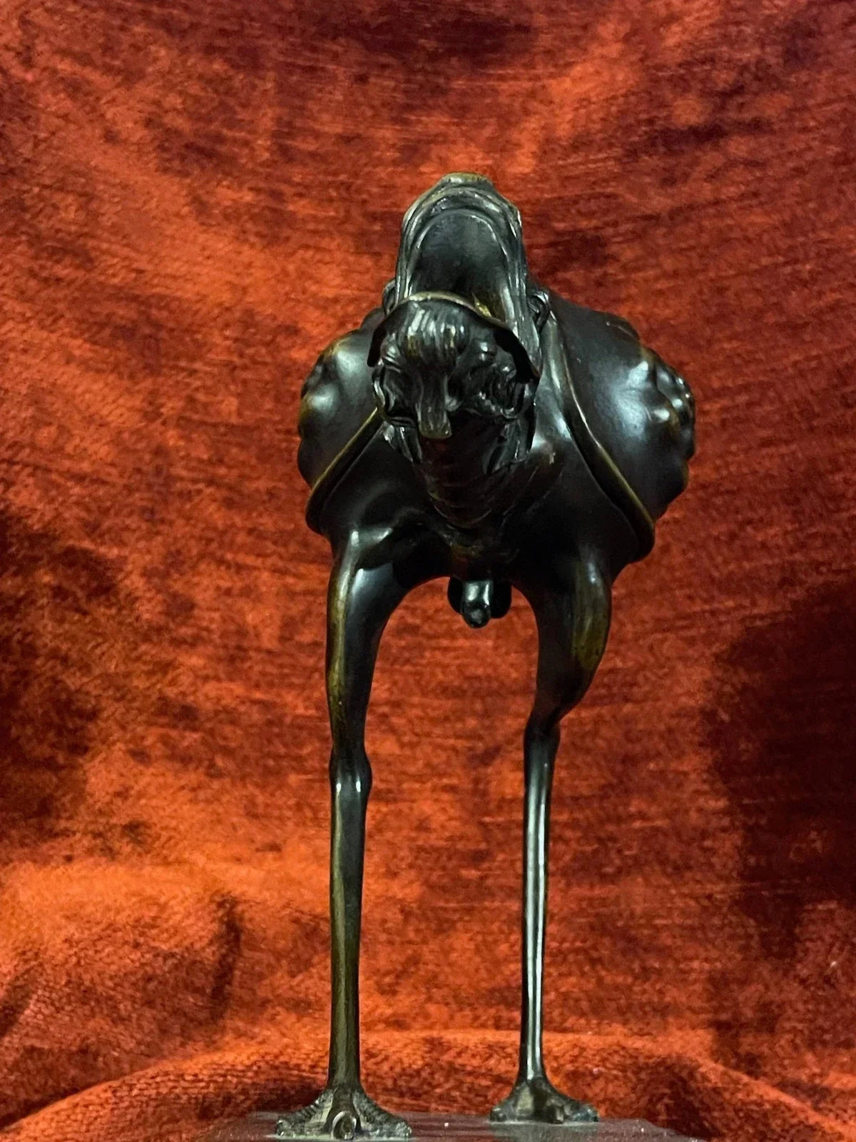 Bronze oil lamp