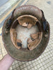 German Model 16 turtle camouflage helmet