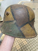 German Model 16 turtle camouflage helmet