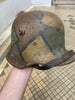 German Model 16 turtle camouflage helmet