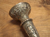 Pair of authentic solid silver Persian candlesticks