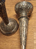 Pair of authentic solid silver Persian candlesticks