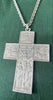 Antique solid silver cross