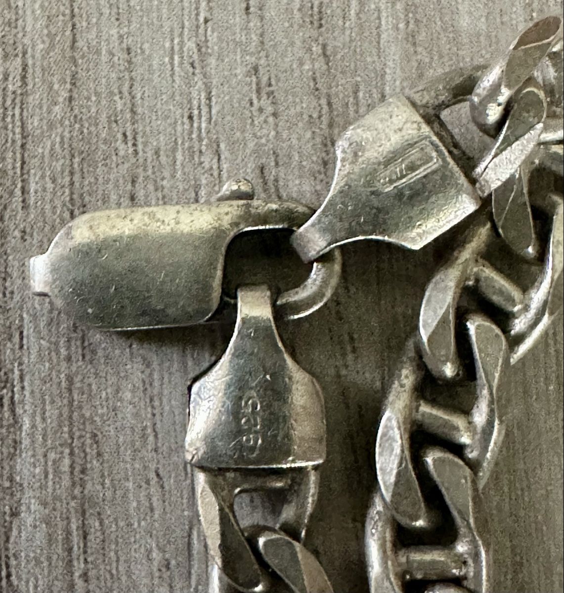 Antique solid silver cross