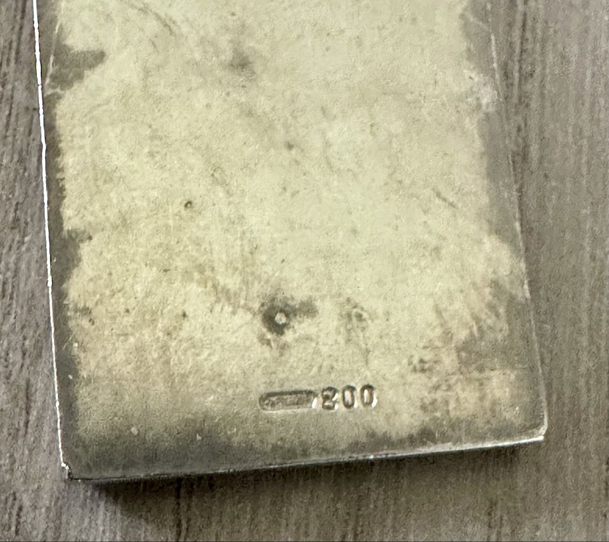 Antique solid silver cross