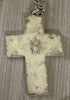 Antique solid silver cross