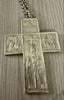 Antique solid silver cross