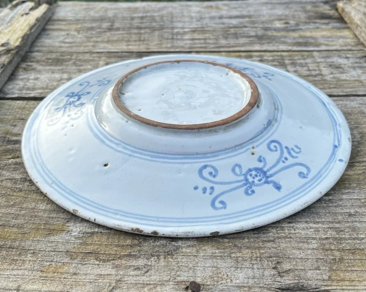 Earthenware plate