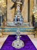 Silver ciborium, cathedral model