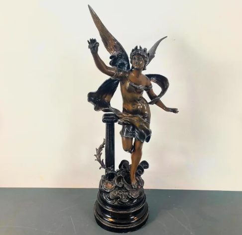 Vintage spelter statue