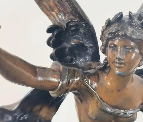 Vintage spelter statue