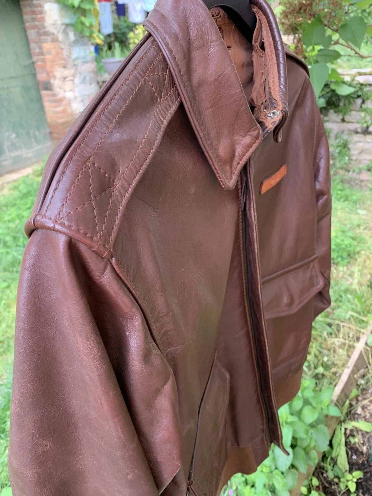 Vintage US A-2 flight jacket