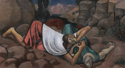 Tableau art moderne abel caïn bible