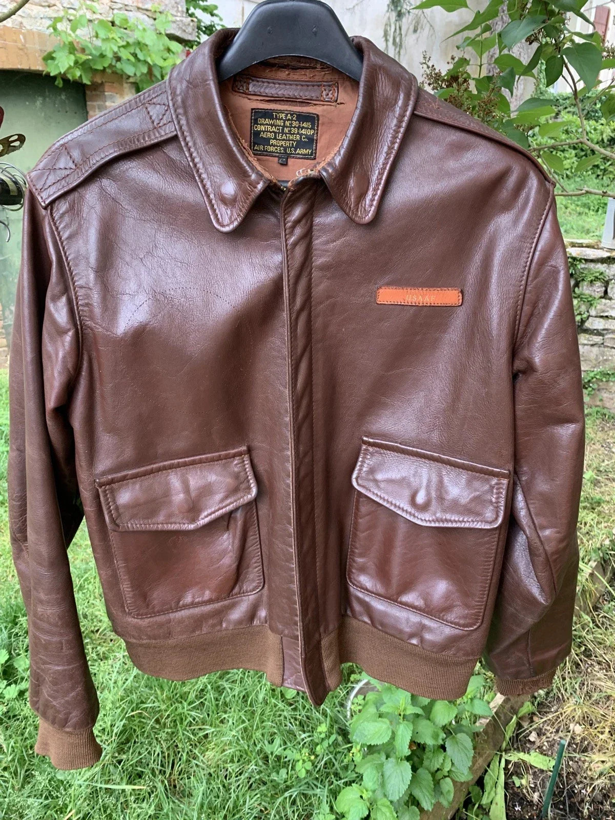 Vintage US A-2 flight jacket