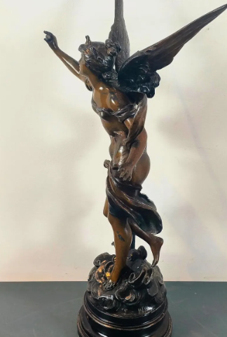 Vintage spelter statue